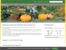 Tablet Screenshot of kgv-rennichwiesen.de